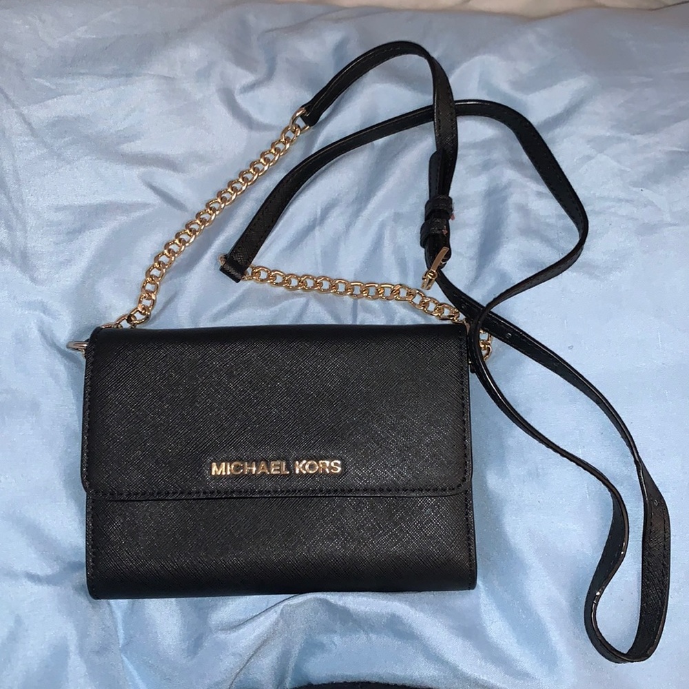 Michael Kors Coated Canvas Crossbody Bag